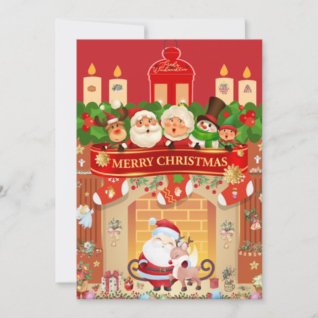 Merry Christmas Invitation (Front)