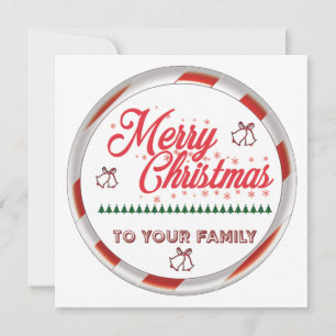 Merry christmas invitation