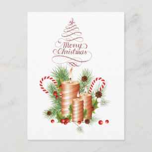 Merry Christmas Invitation PostCard