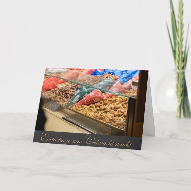 Merry Christmas invitation to Christmas Market (Front)