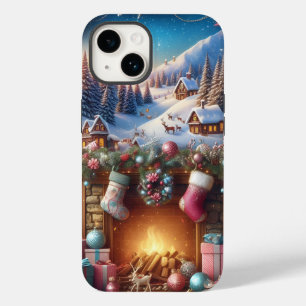 Merry Christmas iPhone 14 Tough Case