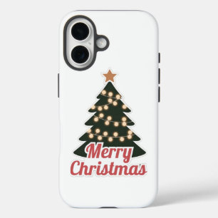 Merry Christmas iPhone 16 Case: Festive New Model Case