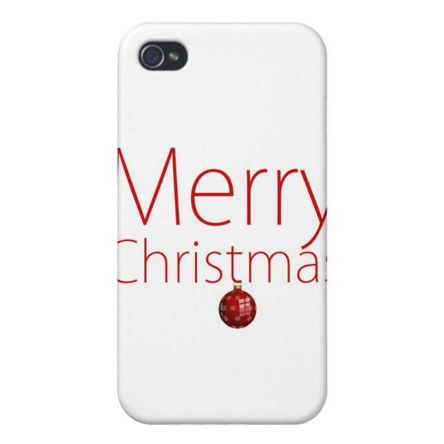 Merry Christmas! iPhone Case (Back)