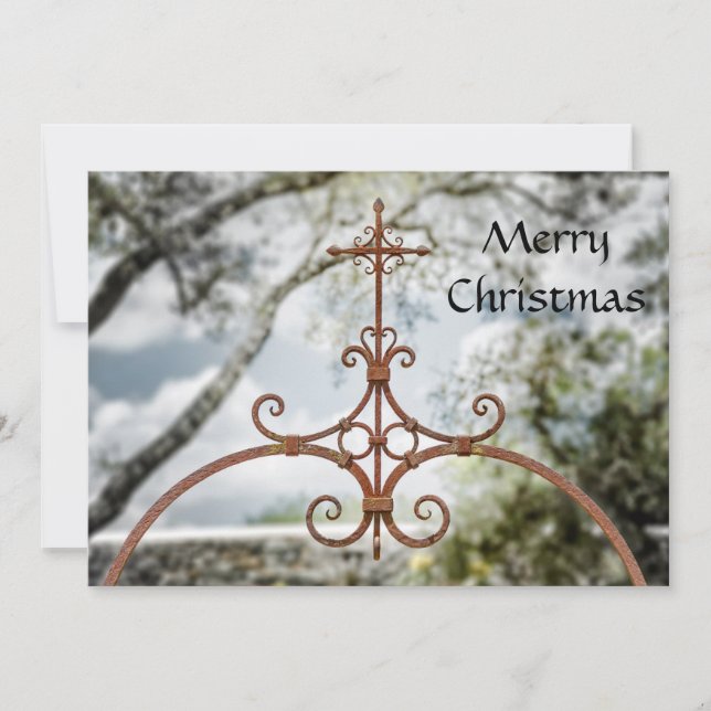 Merry Christmas, Iron Cross, Holiday Card (Front)