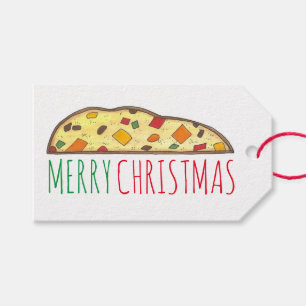 Merry Christmas Italian Holiday Biscotti Cookies Gift Tags