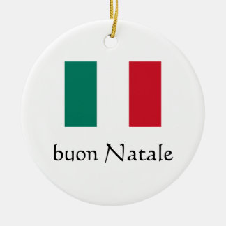 Merry Christmas Italian Ornament