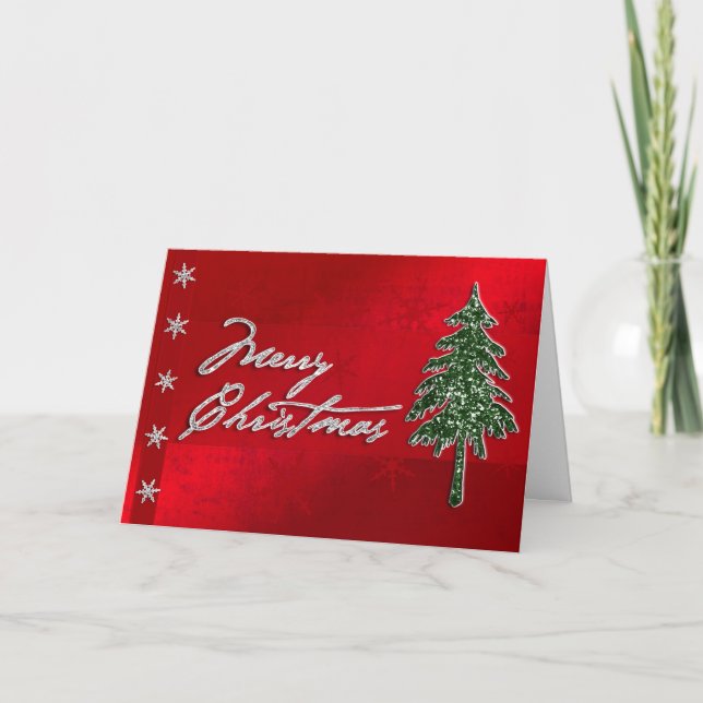 Merry Christmas Jewel Card (Front)