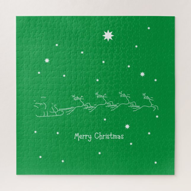 Merry christmas jigsaw puzzle (Vertical)