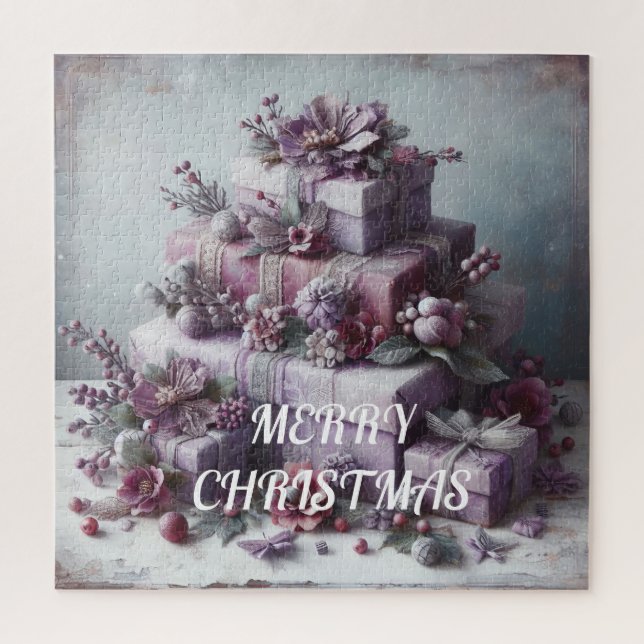 Merry Christmas Jigsaw Puzzle (Vertical)