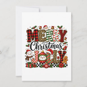 Merry Christmas Jolly Thank You Card