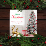 MERRY CHRISTMAS JOY HOLIDAY CARD<br><div class="desc">Christmas is a magical time of year that brings people together in a spirit of love,  joy,  and generosity</div>