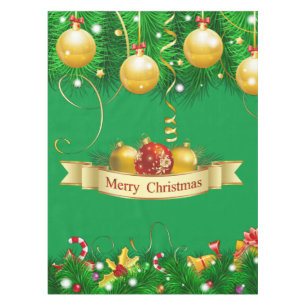 Merry Christmas Joy Tablecloth