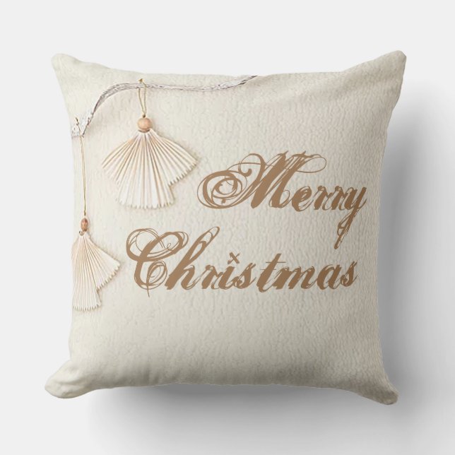 Merry Christmas/Joyeux Noel Cushion (Front)