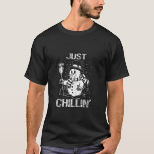 Merry Christmas Just Chillin Snowman Family Matchi T-Shirt