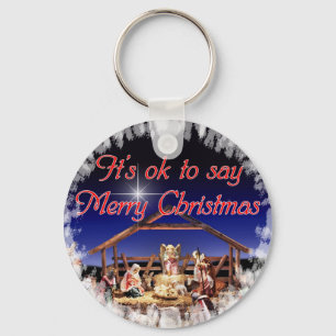 Merry Christmas Key Chain