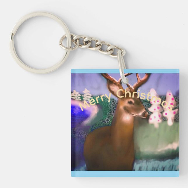 Merry Christmas Key Ring (Front)