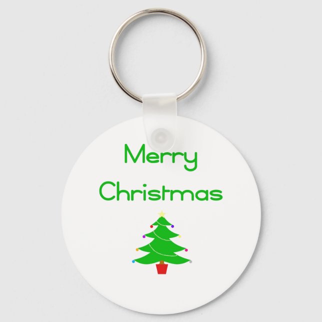 Merry Christmas Key Ring (Front)
