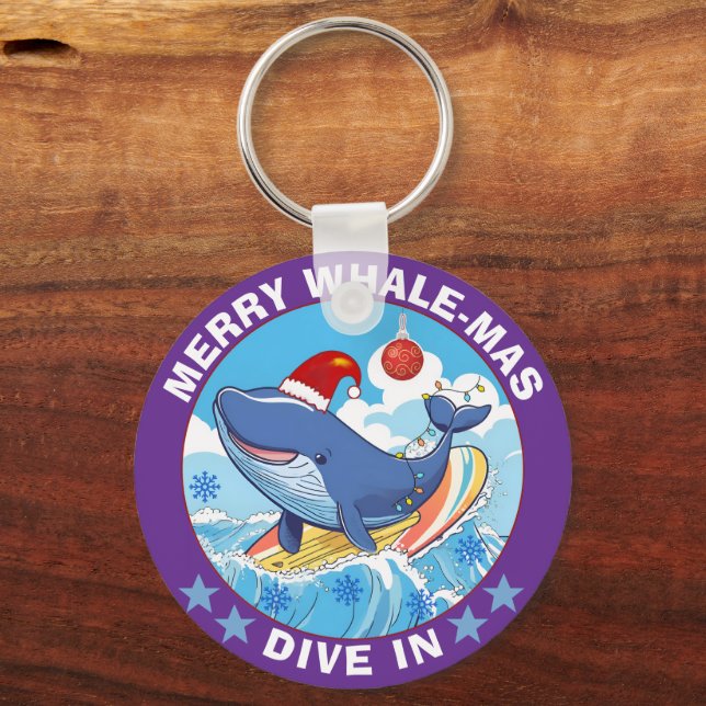 Merry Christmas Key Ring (Front)