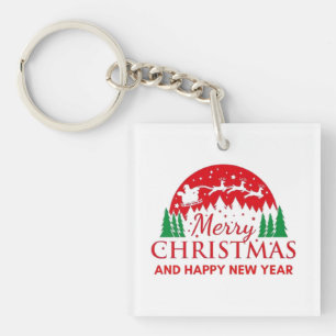 Merry Christmas  Key Ring