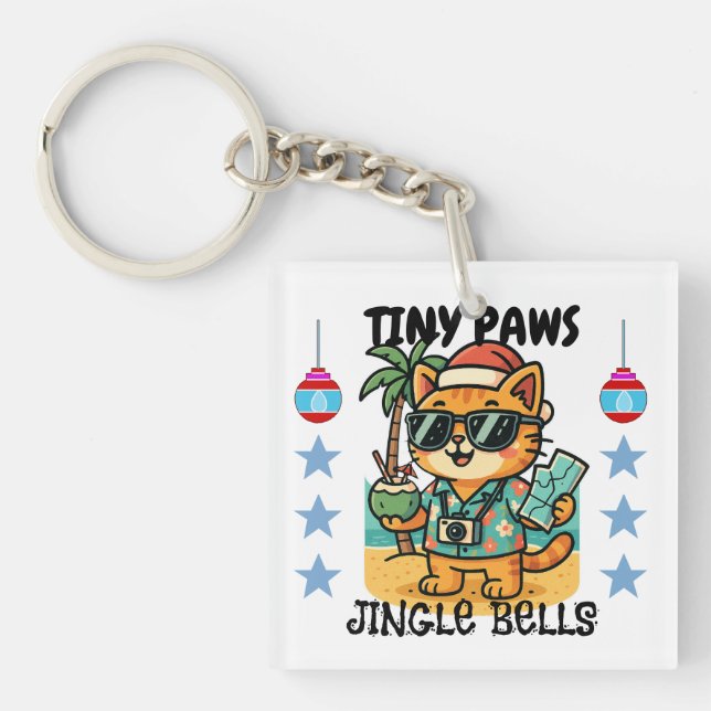 Merry Christmas Key Ring (Front)