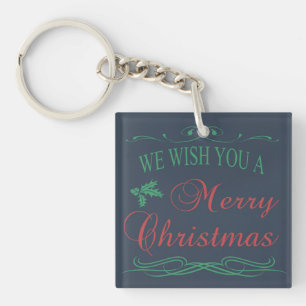 Merry Christmas Key Ring