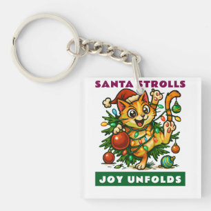 Merry Christmas Key Ring