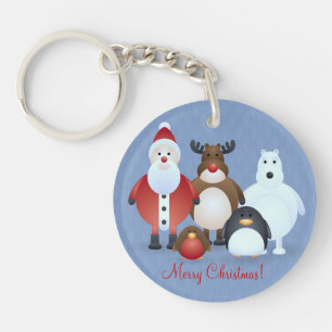 Merry Christmas Key Ring