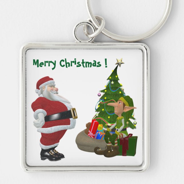 MERRY CHRISTMAS KEY RING (Front)
