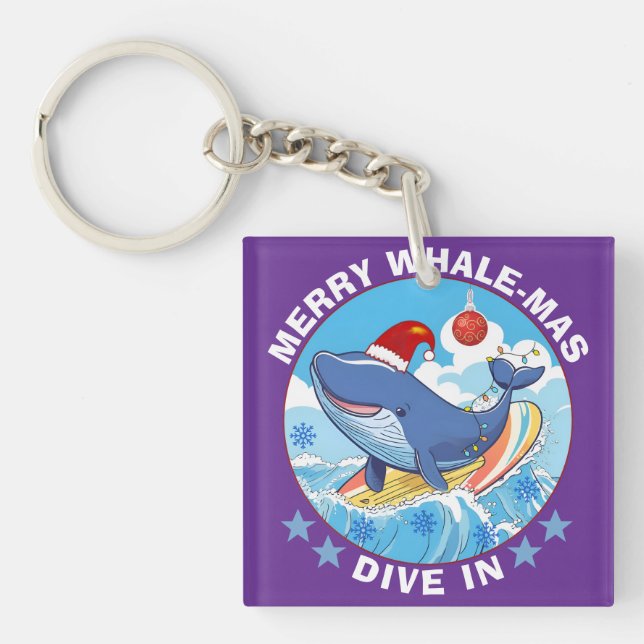 Merry Christmas Key Ring (Front)