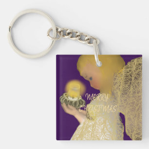 Merry Christmas Key Ring