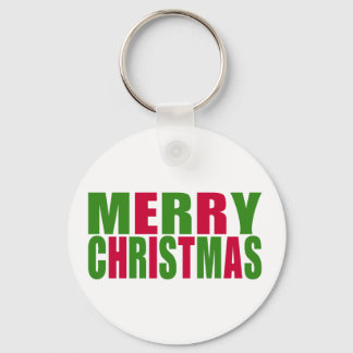 Merry Christmas Key Ring