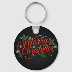 Merry Christmas  Key Ring