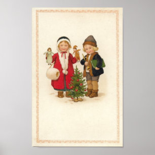 Merry Christmas Kids Poster