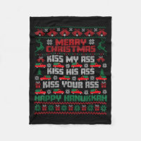 Merry Christmas Kiss My Hiss Your Happy Hanukkah