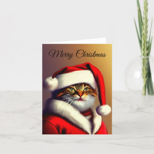 Merry Christmas Kitty Holiday Card