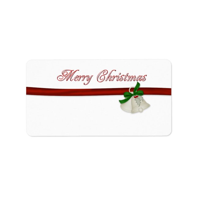 Merry Christmas Label (Front)