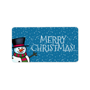 Merry Christmas Label