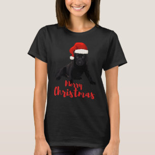 Merry Christmas Labrador Black Labrador T-Shirt