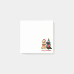 Merry Christmas Labrador Retriever Dogs Post-it Notes