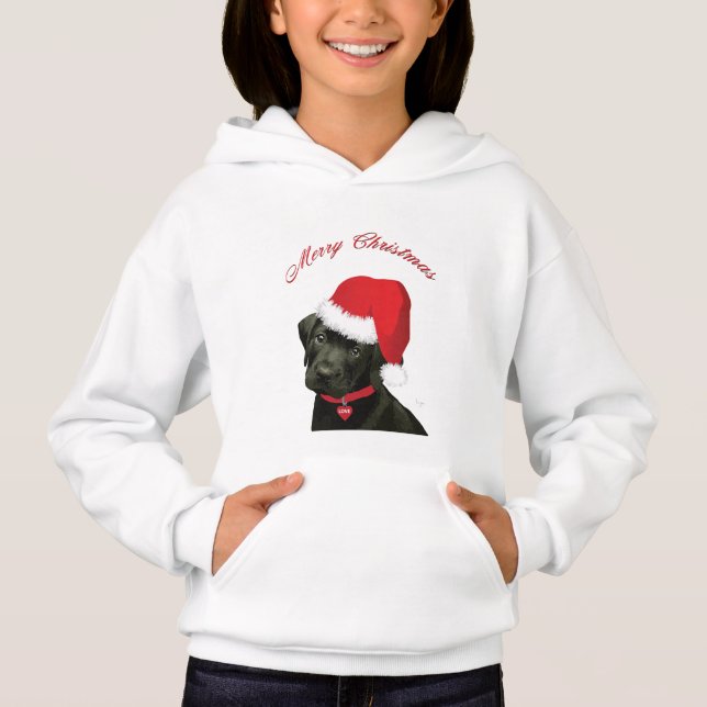 Merry Christmas Labrador Santa Hat (Front)