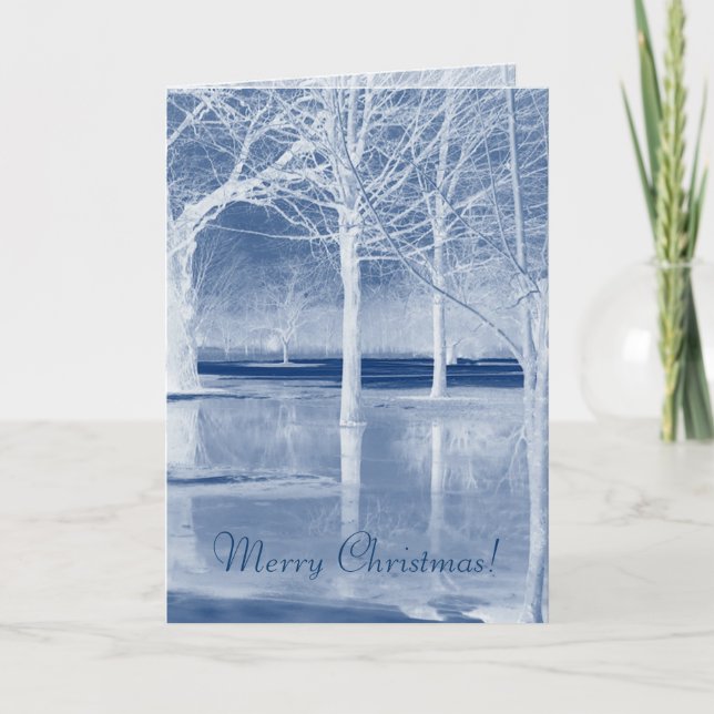 Merry Christmas Landscape Card by Janz (Front)