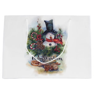 Merry Christmas  Large Gift Bag