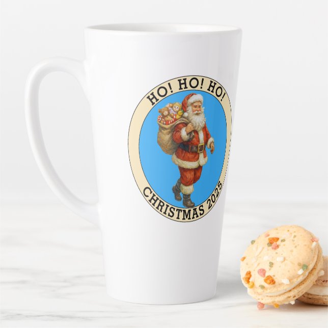 Merry Christmas Latte Mug (In Situ)