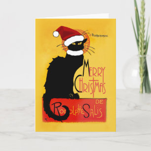 Merry Christmas - Le Chat Noir Holiday Card