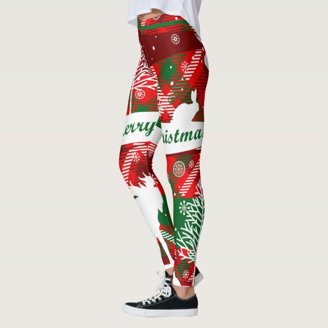 Merry Christmas Leggings (Left)