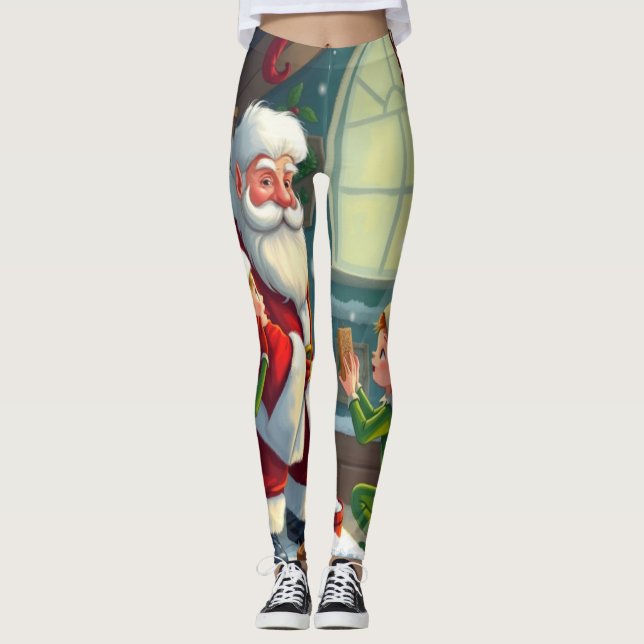 Merry Christmas  Leggings (Front)