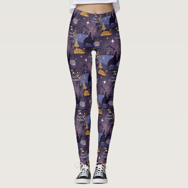 Merry Christmas Leggings (Front)