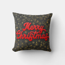 Merry christmas lettering elegant holiday