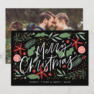 Merry Christmas   LGBT Holiday Photo Card