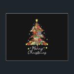 Merry Christmas Library Tree Book Reading Lover Li Postcard<br><div class="desc">This is a great gift for your family,  friends during Hanukkah holiday. They will be happy to receive this gift from you during Hanukkah holiday.</div>